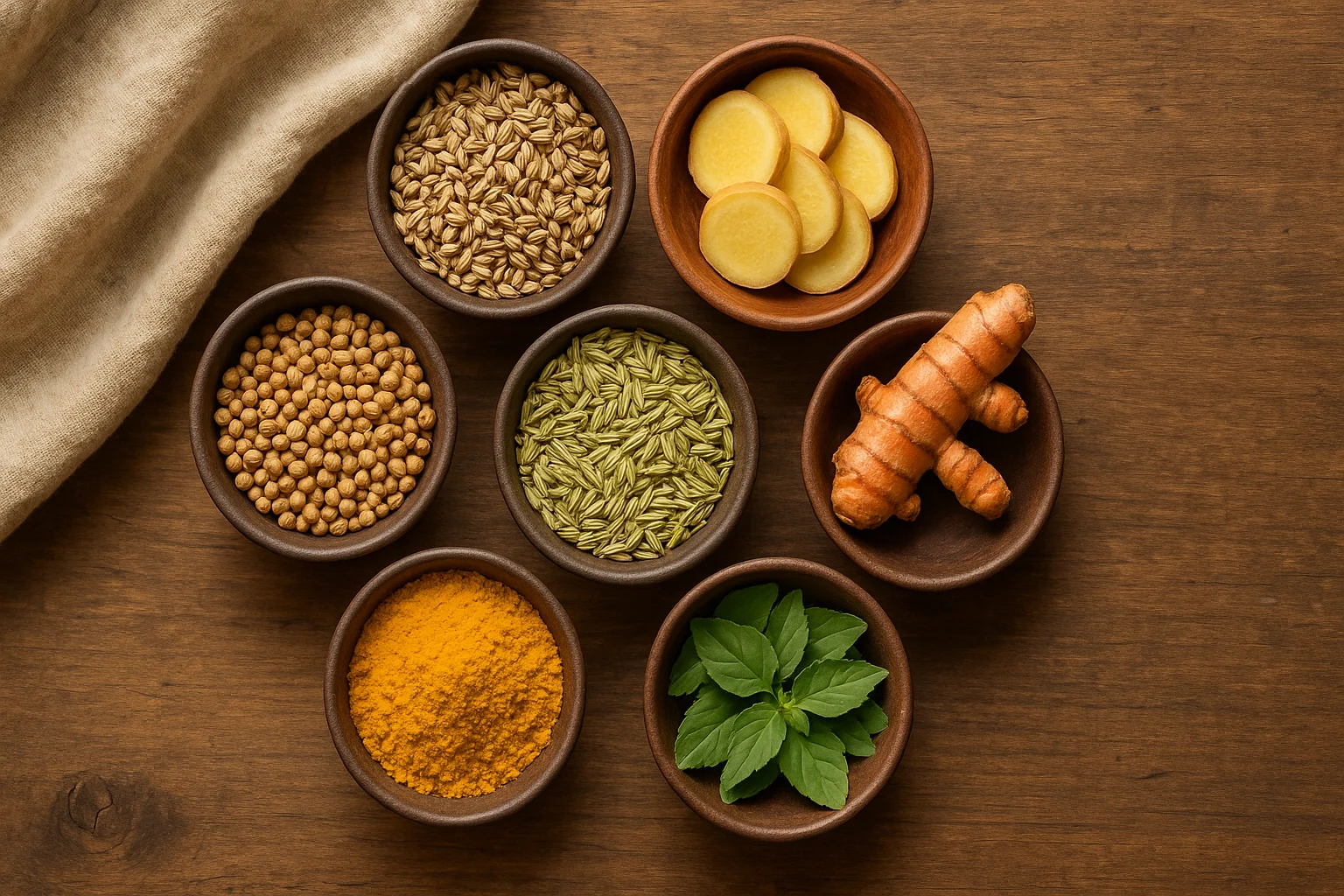 Ayurvedic spices for detox tea