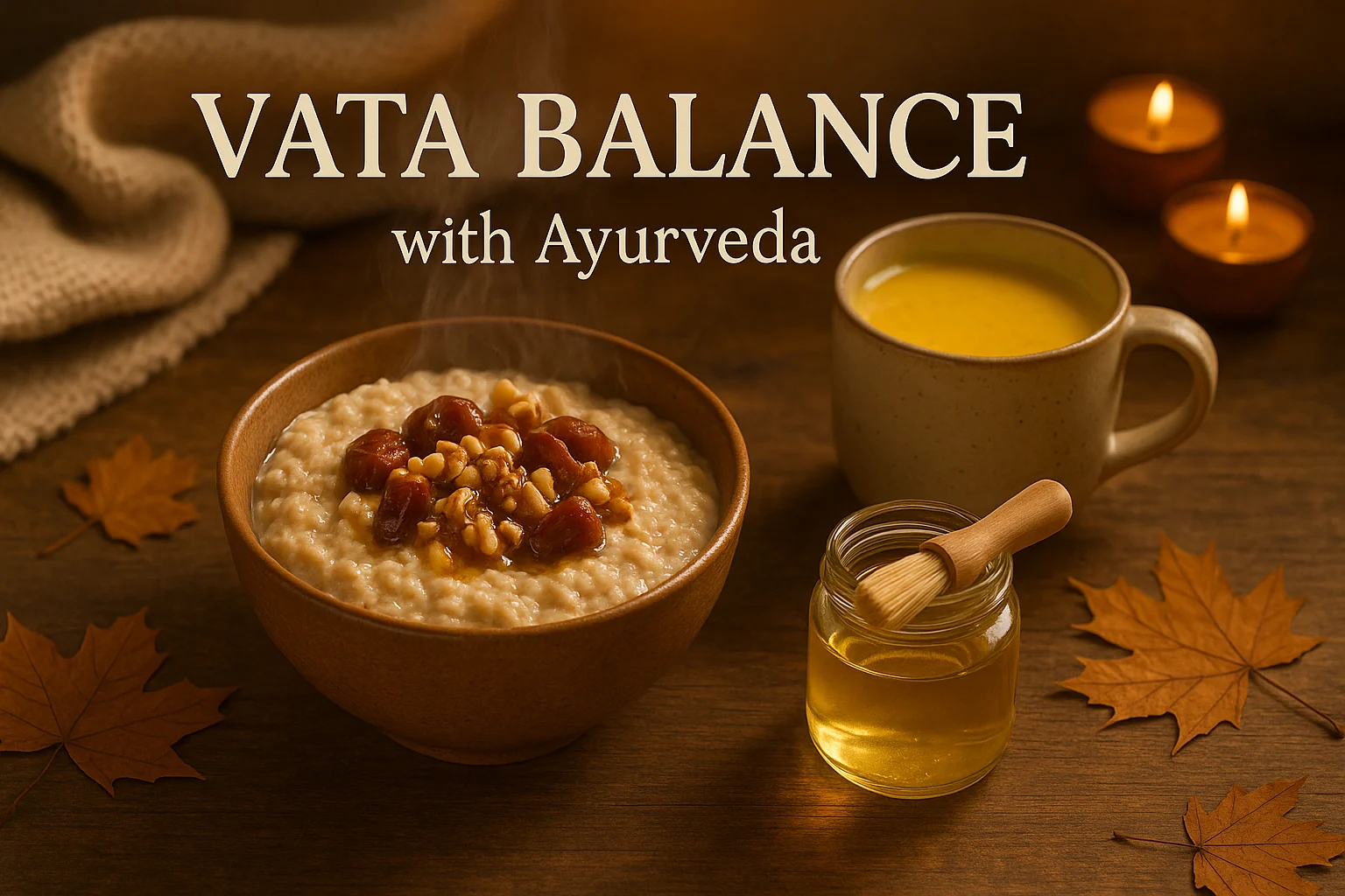 Balancing Vata dosha with warm foods and routines