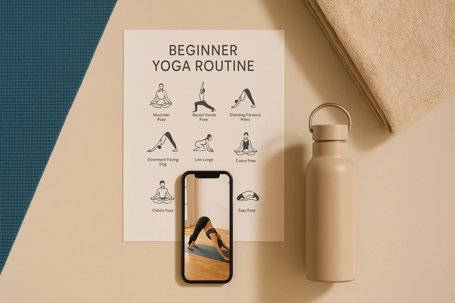 Sample yoga routine for back pain relief