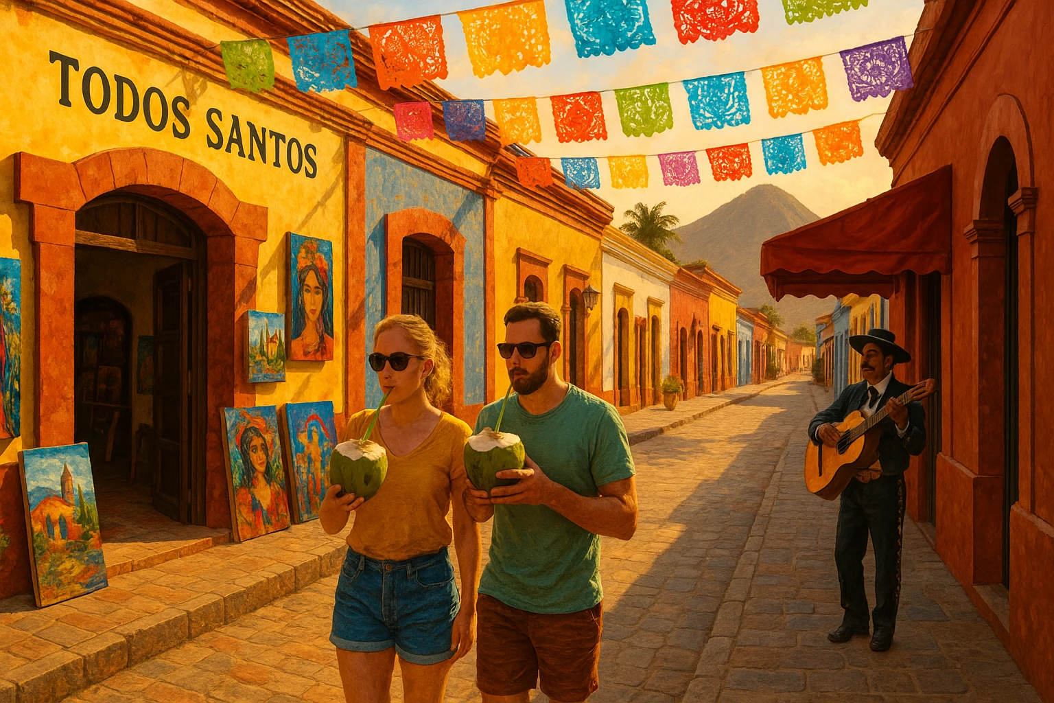Vibrant cultural scene in Todos Santos, Mexico