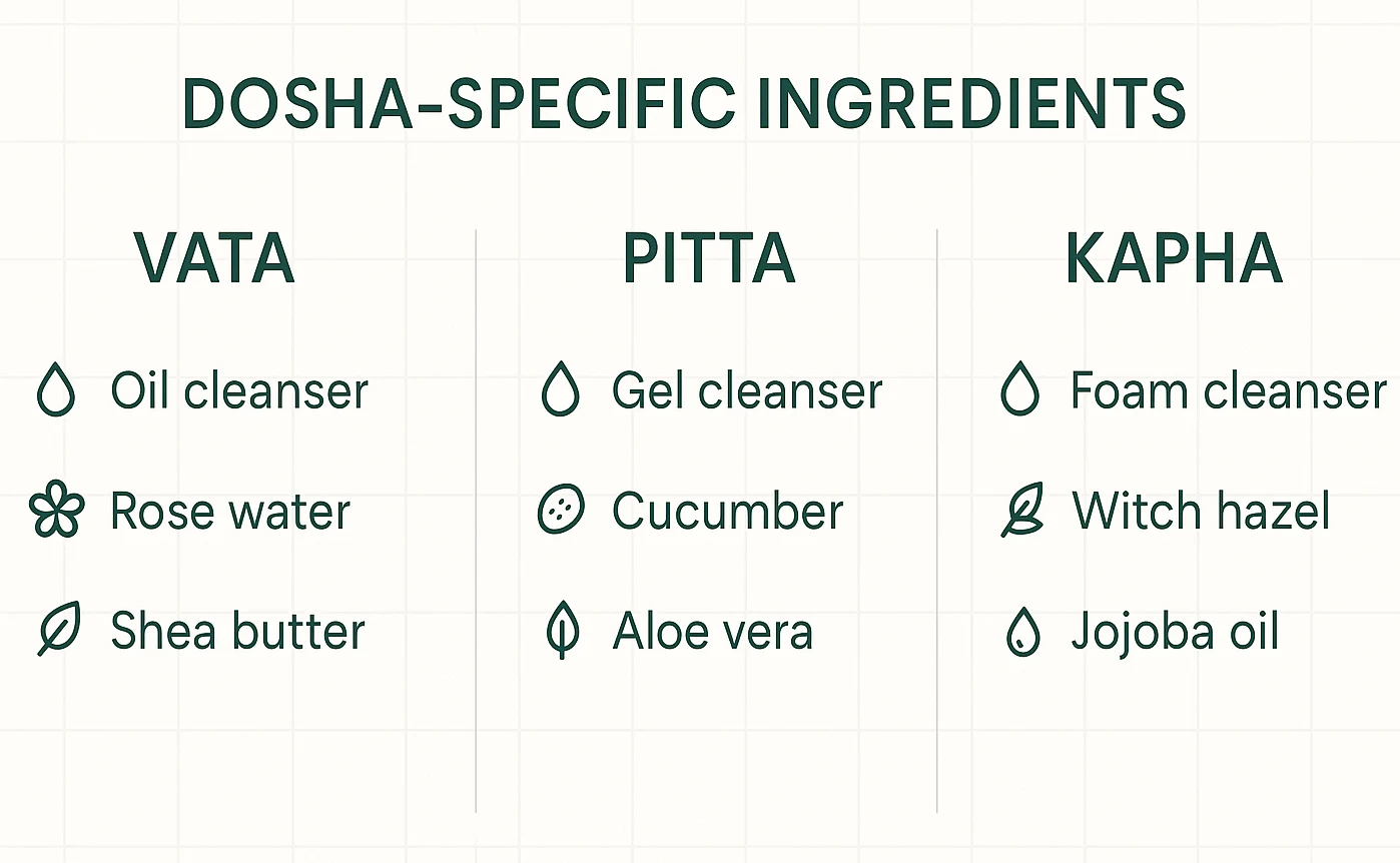 Natural ingredients for Ayurvedic skincare