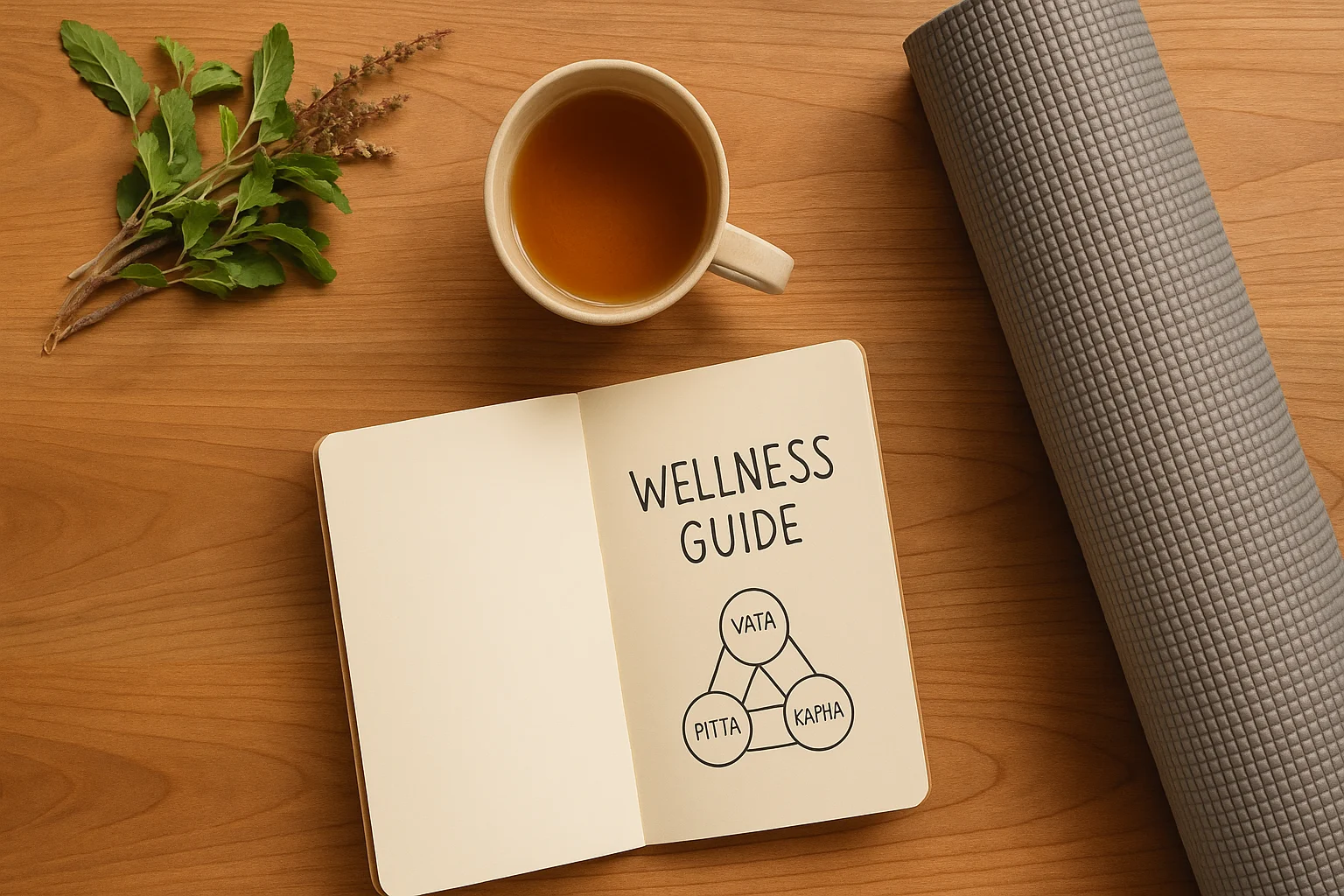 Ayurvedic wellness guide for stress relief and Dosha balance