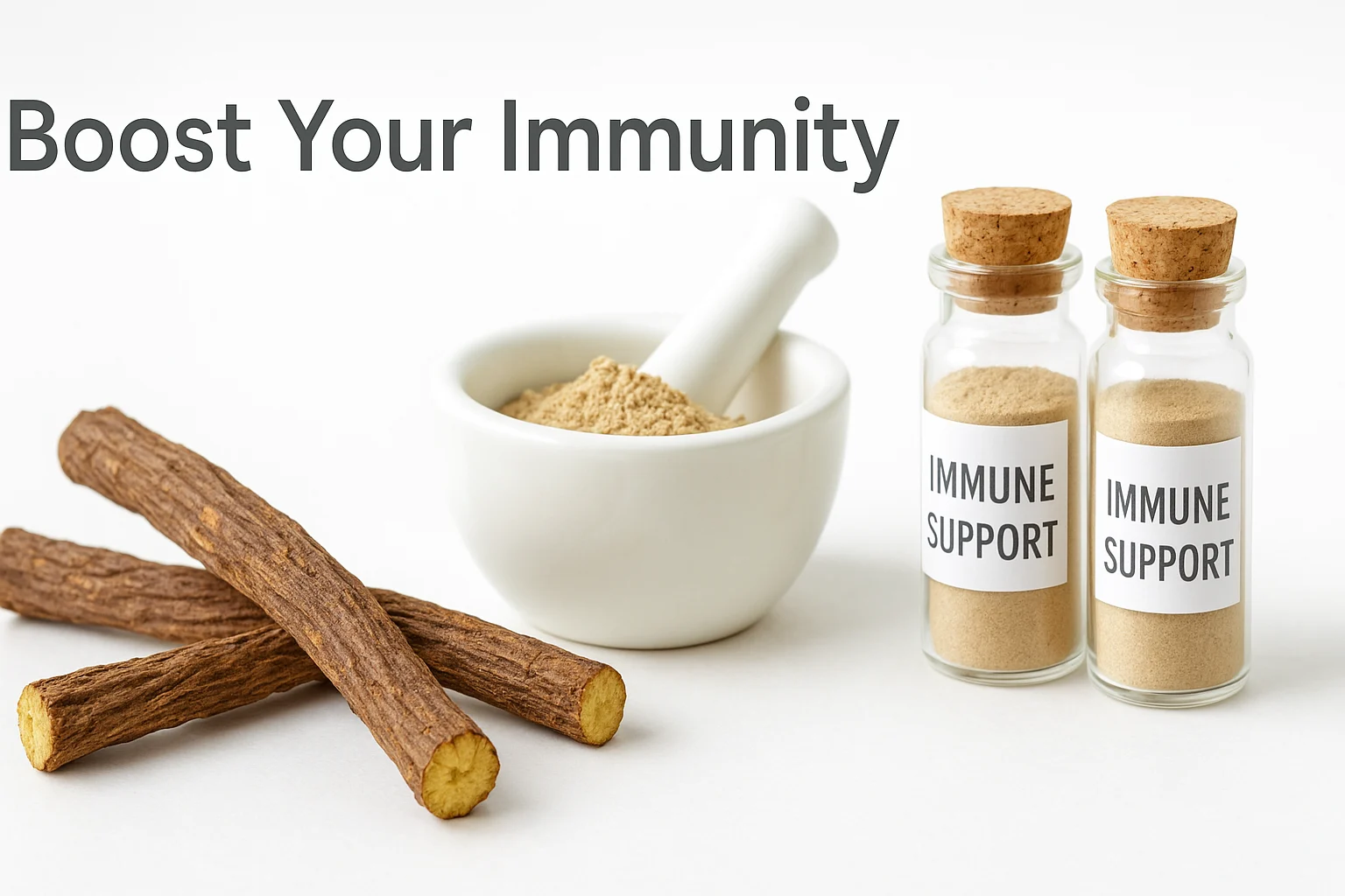 Licorice root supporting immune health