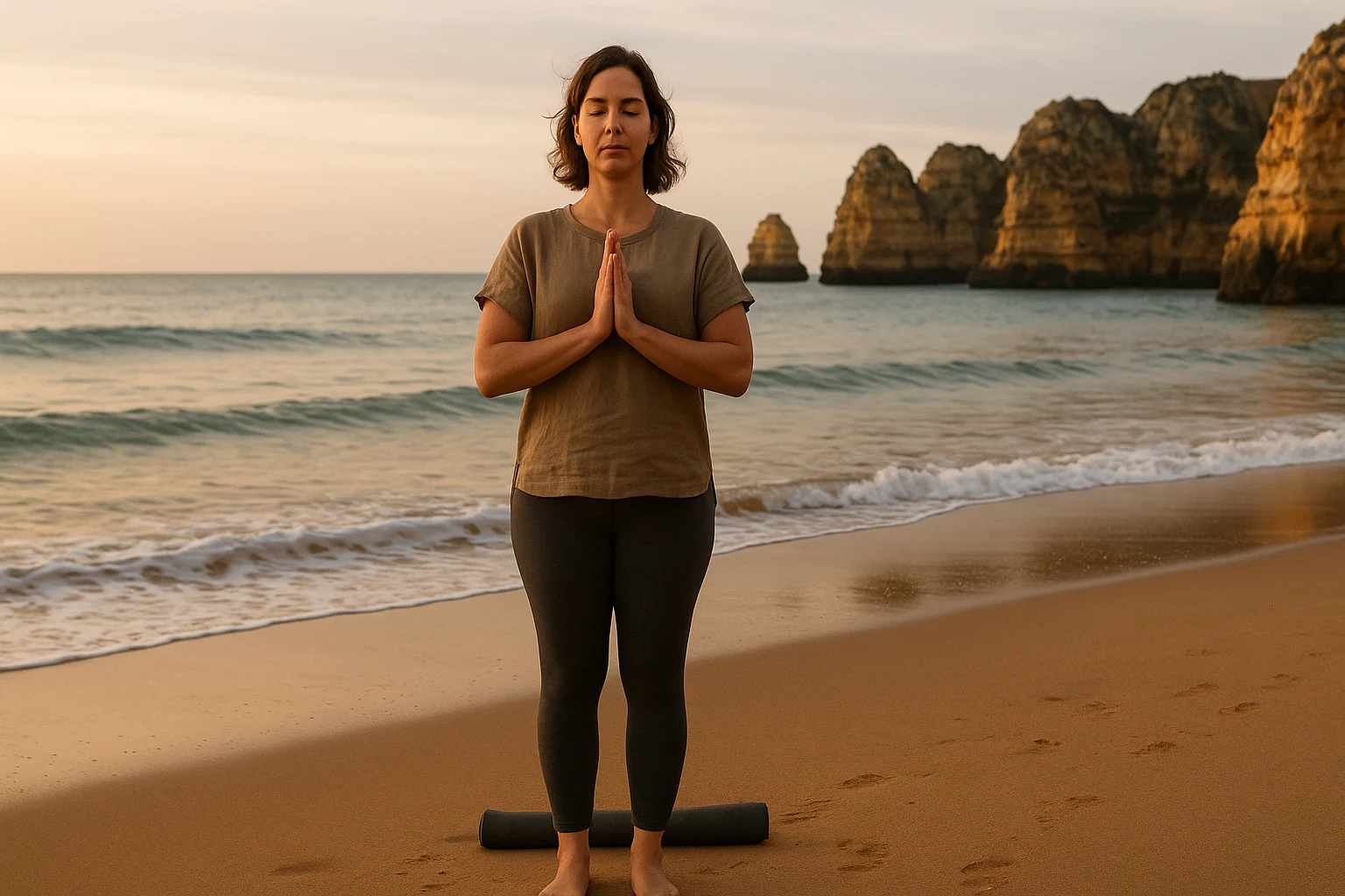 beach yoga lagos portugal