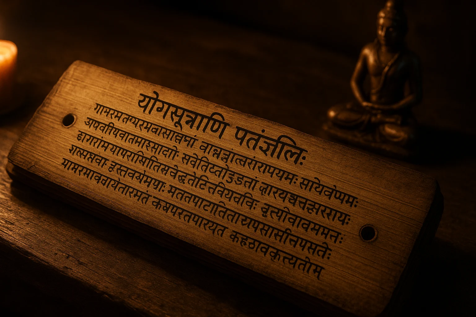 Patanjali’s Yoga Sutras manuscript