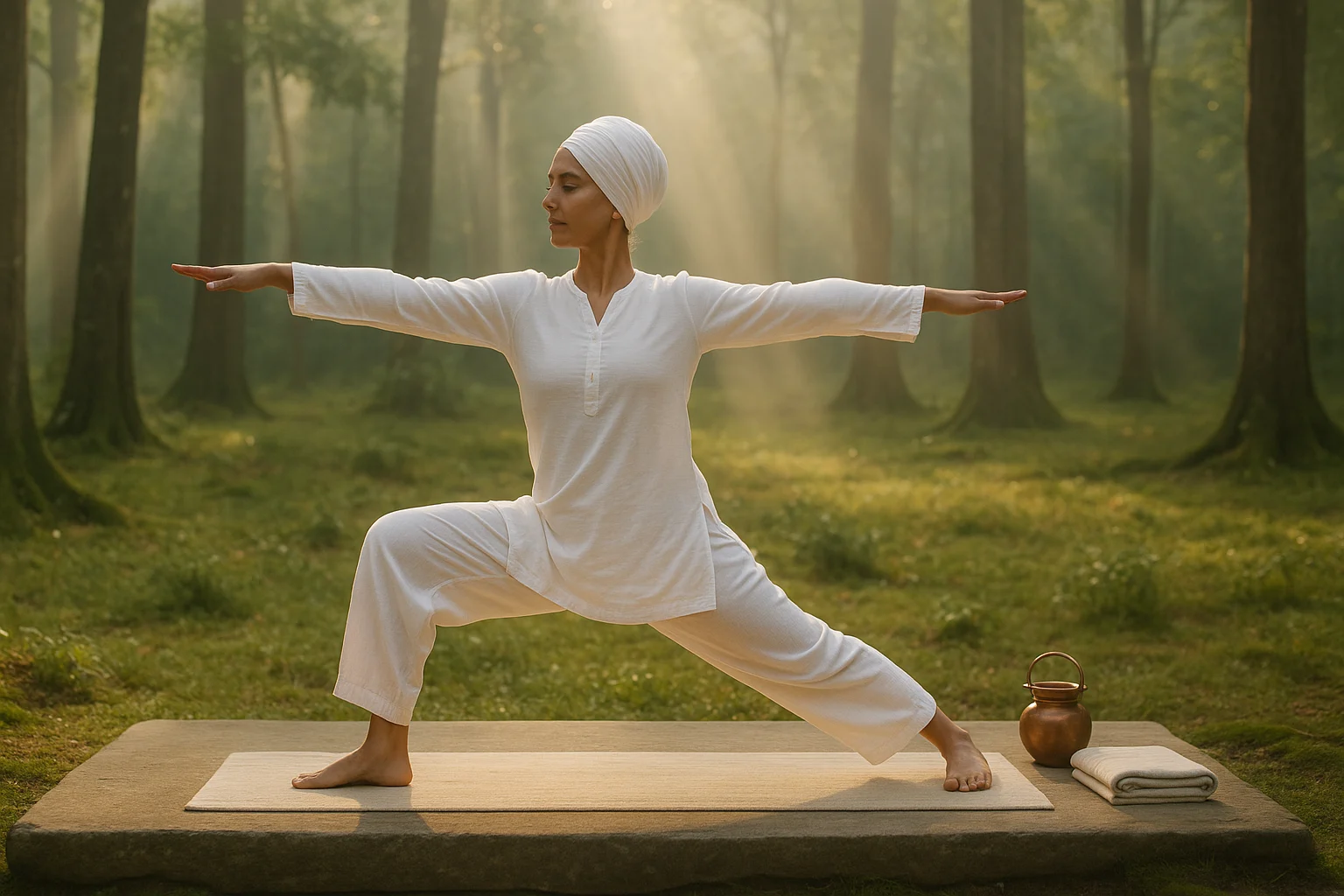 Yoga practice inspired by Patanjali’s Sutras