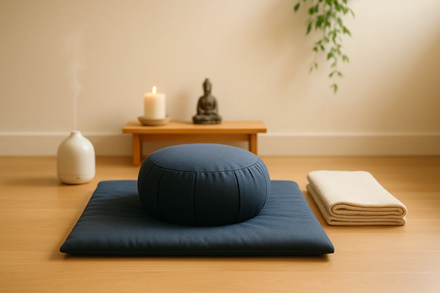 yoga meditation cushion for practice