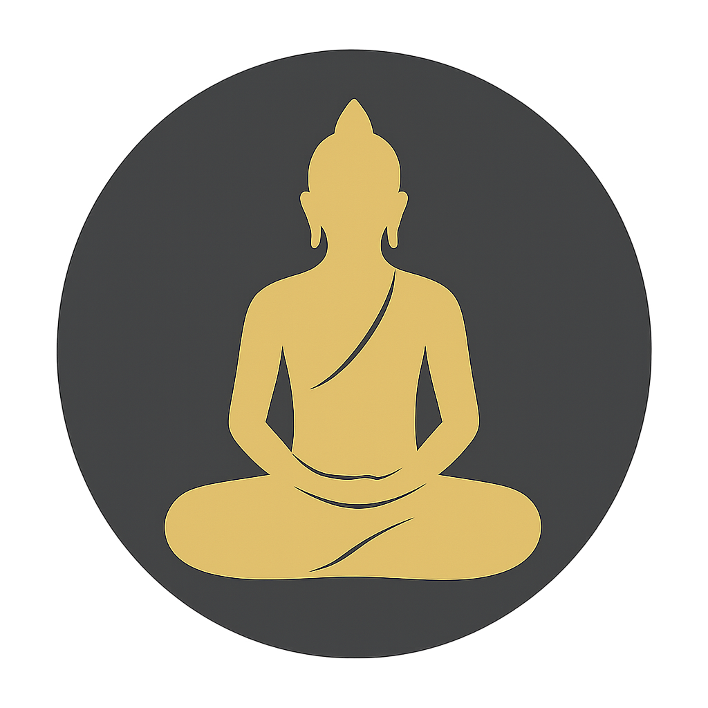 Golden Buddha Yoga Icon