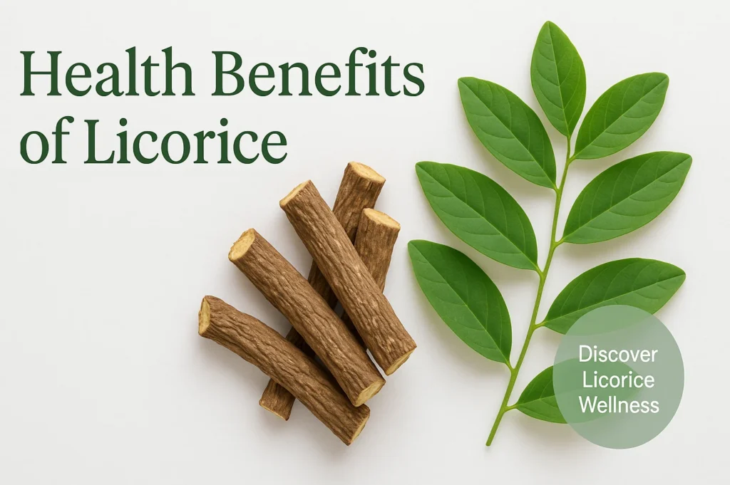 Benefits of licorice root in herbal medicine, tea, digestion, immunity – blog hero banner